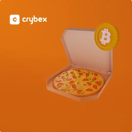 Bitcoin Pizza Day. Crybex добавлен на Bestchange